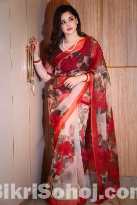 Digital Print Sharee with Blouse Piece